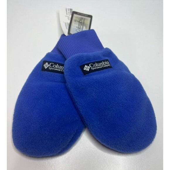 NWT COLUMBIA Sportswear Mt. Hood Youth Fleece Mittens Size Medium 10-12 Purple - Picture 1 of 4